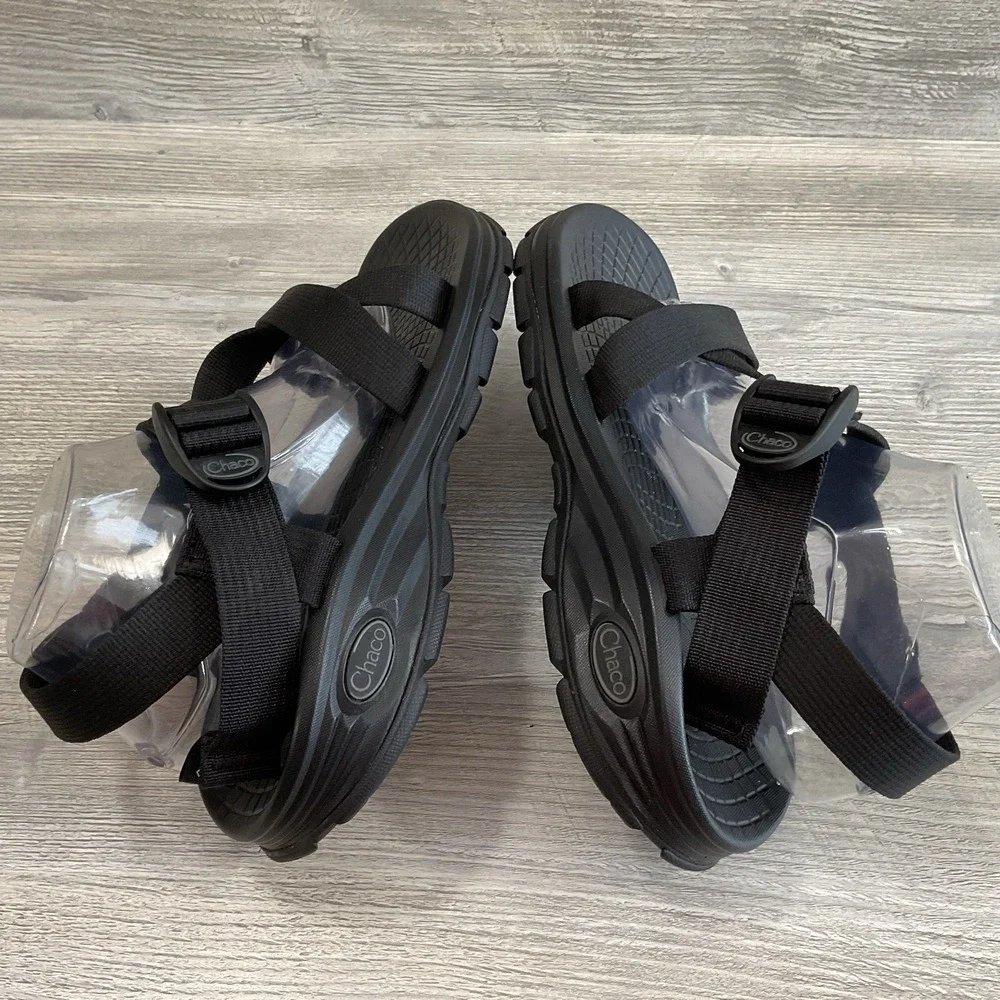 CHACO Z Volv Open Toe Ecotread Sport Comfort Sandals J105085 Black Men's Size 12